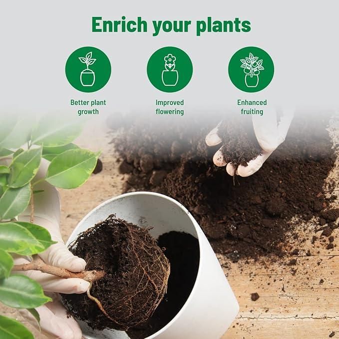 🌿 Organic Pot Mix – 500g  Premium Soil Blend for Healthy & Happy Plant